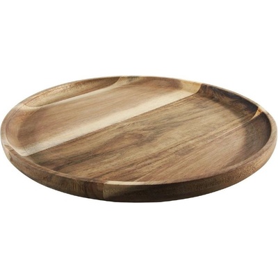 HIT Servírovacia tácka z agátového dreva okrúhla 29x2 cm