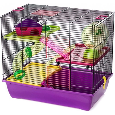 Inter Zoo klec Pinky 3 color fialová 50 x 33 x 44,5 cm