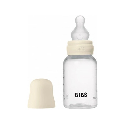 Bibs antikoliková fľaša so silikón cumlíkom Ivory 150ml