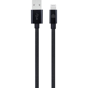 Dviced Cable USB-A to Lightning Nylon Textile 1, 25m - Black (DV120002)