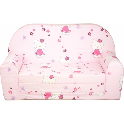 Fimex Rozkládací dětská mini pohovka Hello Kitty Světle růžová – Hledejceny.cz