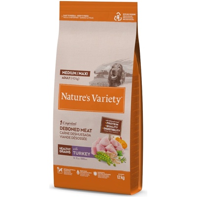 Nature's Variety Dog Original No Grain Medium Turkey 2 x 12 kg
