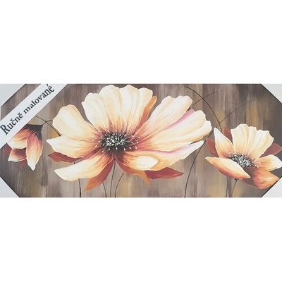 Ručně malovaný obraz "Flower" 45x110 cm – Hledejceny.cz