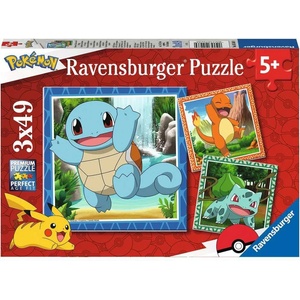 Ravensburger - Puzzle 3x49 Pokemony - 40 - 99 piese