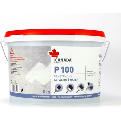 Canada rubber P100 10kg - penetračný asfaltový náter