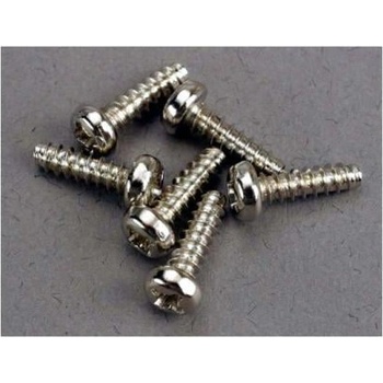 Traxxas кръстата винт 3x10mm полукръгла глава цинк. (6)