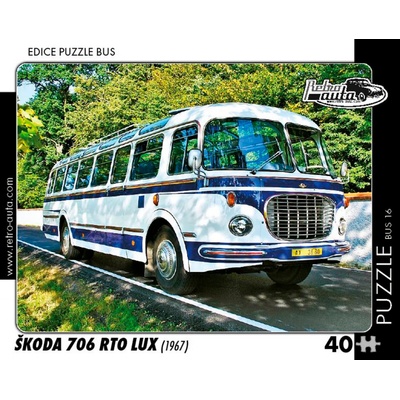 Retro-Auta BUS 16 ŠKODA 706 RTO LUX 1967 40 dílků