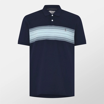 Image 1 of Original Penguin Блуза с яка Original Penguin Men's Cotton Short Sleeve Polo Shirt - Medieval Blue