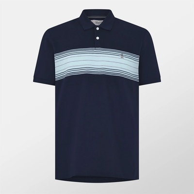 Original Penguin Блуза с яка Original Penguin Men's Cotton Short Sleeve Polo Shirt - Medieval Blue