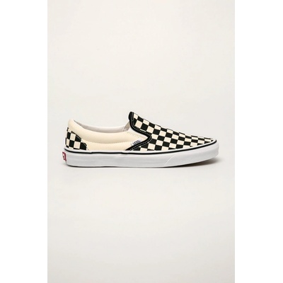 Vans Classic Slip On Platform Black And White Checker White