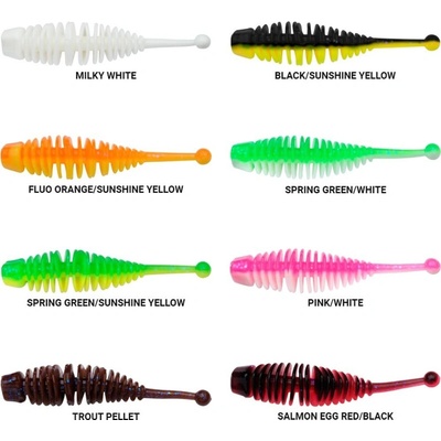 Berkley PowerBait Power Naiad Spring Green Sunshine Yellow 5cm 10ks