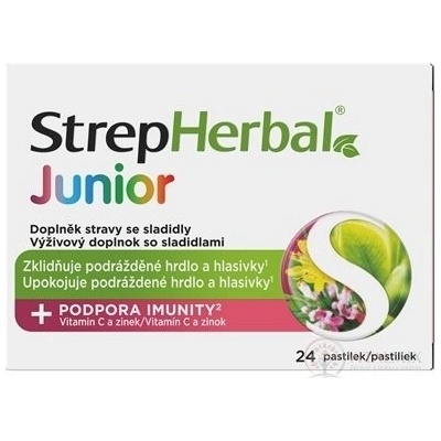 StrepHerbal Junior 24 pastilek