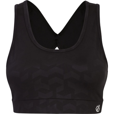 Dare 2b Womens Swift Medium Impact Sports Bra - BlkChevrnPrt