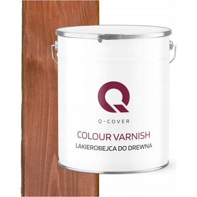 Lazura s lakem Q-COVER 5 l hnědá