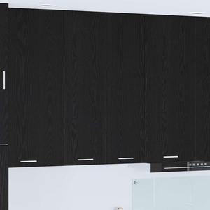vidaXL Висящ шкаф Черен дъб 60 x 31 x 100 cm Инженерна дървесина (884355)