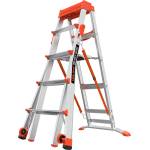 Little Giant Ladder Двустранна телескопична стълба Little Giant Select Step с платформа Air Deck, 4+2 стъпала (15125EN)