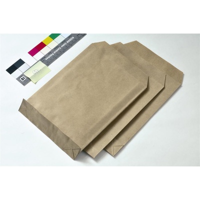 obálka, obchodní taška B4 textil s tkaninou, samolepící, křížové dno 250x353x40mm, 1ks