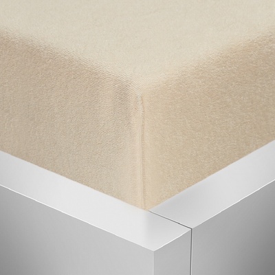Stanex Froté napínací prostěradlo smetanové 180x200