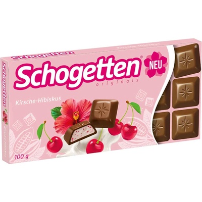 Schogetten mléčná s třešní a ibiškem 100 g