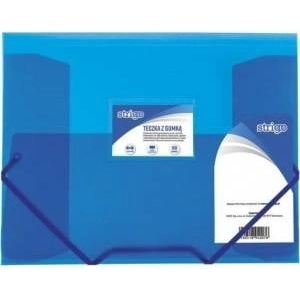 Strigo Briefcase with rubber band PP A4 pink