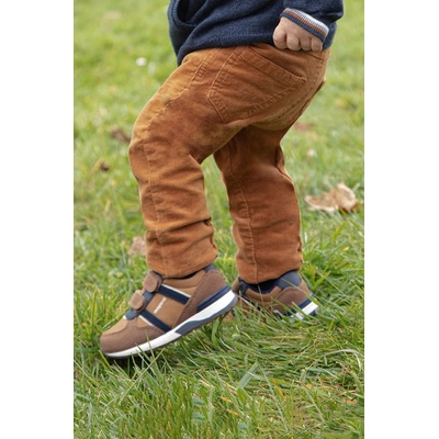 Mayoral Детски половинки обувки от кожа Mayoral в кафяво (42336.57A.Baby)