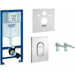 GROHE Rapid SL 4-в-1 комплект за вграждане с рамка и клапа Arena Cosmopolitan със звукоизолация (38929000)