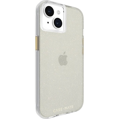 Case-Mate Калъф Case-Mate - Sheer Crystal MagSafe, iPhone 15, златист (CM051324)