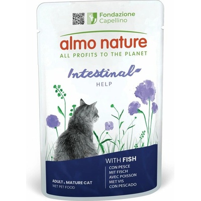 Almo Nature Holistic Intestinal Help s rybou 30 x 70 g