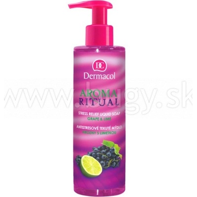 Dermacol Aroma Ritual tekuté mydlo Hrozno a limeta 250 ml