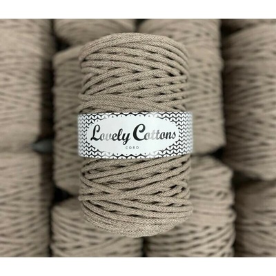 Bavlněná šňůra Lovely Cottons 5mm - MOKA