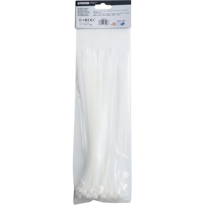 Páska sťahovacia Strend Pro CT66BW, 250x3,6 mm, 50 ks