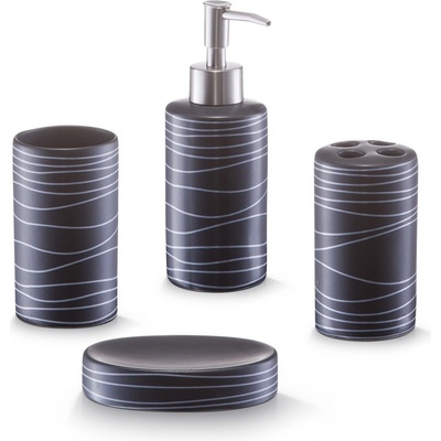 Zeller Present 18252 Koupelnová sada černá keramika