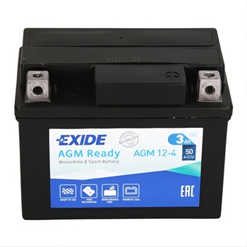 Image 1 of Exide AGM Ready 3Ah 50A right+ YTX4L-BS