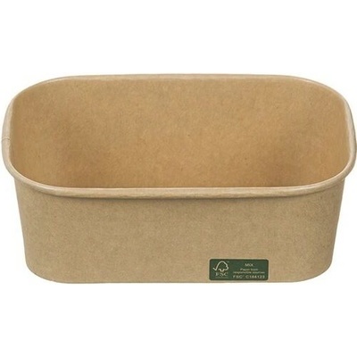 Intertan SA Kraftový food box MISKA obdĺžnik, 650 ml, 17 x 12 x 5 cm