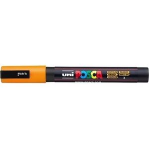 uni Декоративен маркер, 0, 9-1, 3 мм, UNI "Posca PC-3M", яркожълт 284596000 (284596000)