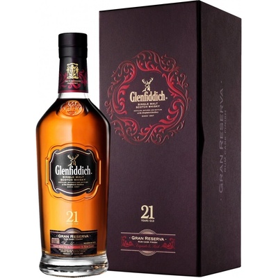 Glenfiddich 21y 40% 0,7 l (kazeta)