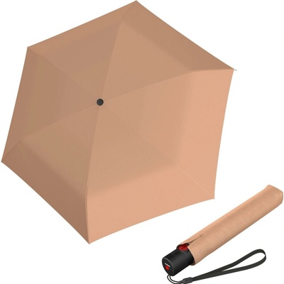 Knirps U.200 Ultra Light Duomatic peach elegantný dámsky plne automatický dáždnik