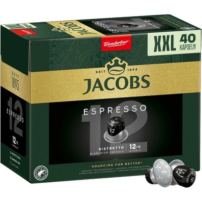 Jacobs Espresso Ristretto intenzita 12 40 ks kapsúl na Nespresso