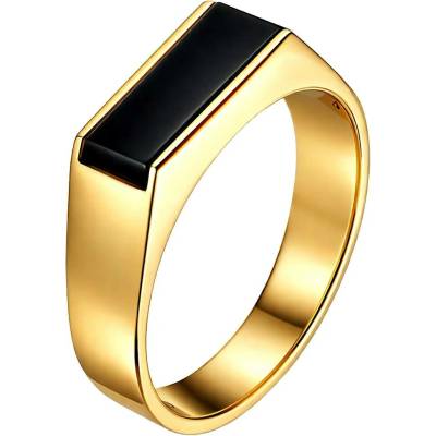 Zlaton Prsten žluté zlato s onyxem 000452506259