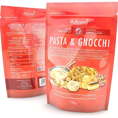 Adveni bezlepková směs Pasta & Gnocchi 0,75 kg