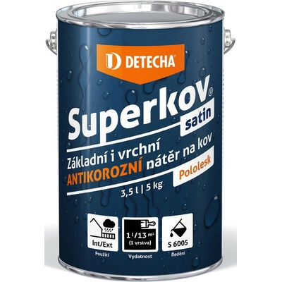 Detecha Superkov Satin 20kg RAL 7040 pastelově šedý