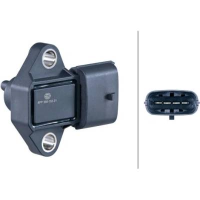 Senzor tlaku sacího potrubí HELLA 6PP 358 152-211