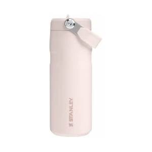 STANLEY 1913 Flip Straw drinking bottle with straw 0.47L - Thermo mug Cools for 8 hours - Ice cold for 40 hours - BPA free - Leak-proof - For cup holders - Dishwasher safe - Rose Quartz - 100000112698