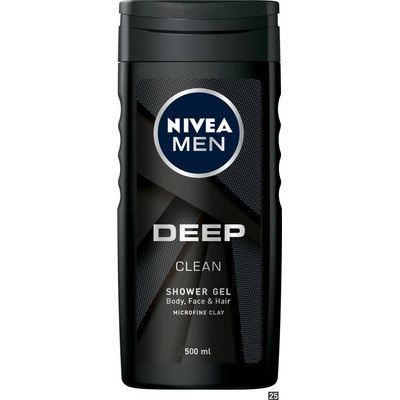 Nivea Men Deep clean sprchový gél 500 ml