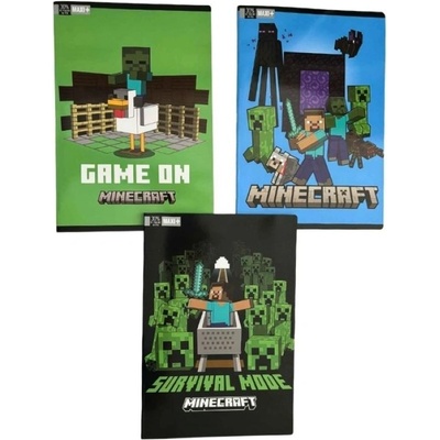 Panini Тетрадка Panini Minecraft - Creepers, A4 , 50 листа, aсортимент (74353)