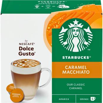 Starbucks Кафе капсули Starbucks Caramel Macchiato DG капсули 12 бр