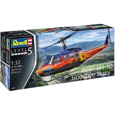Plastic ModelKit vrtulník 03867 Bell UH-1D Goodbye Huey 1:32