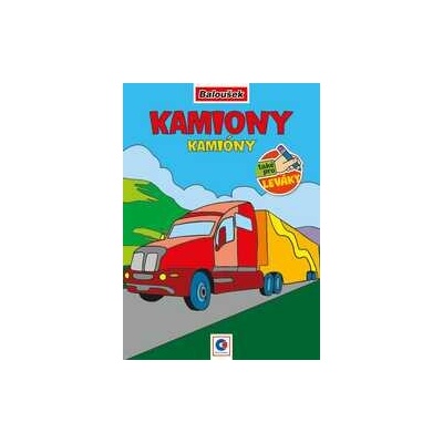 Omaľovánka A5 Kamióny