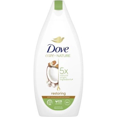 Dove Care By Nature Restoring Shower Gel подхранващ, хидратиращ и регенериращ душ гел 400 ml за жени