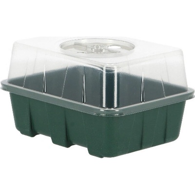 Skleník pro sazenice ECO, zelený 18x14x6cm, INDOOR|Esschert Design